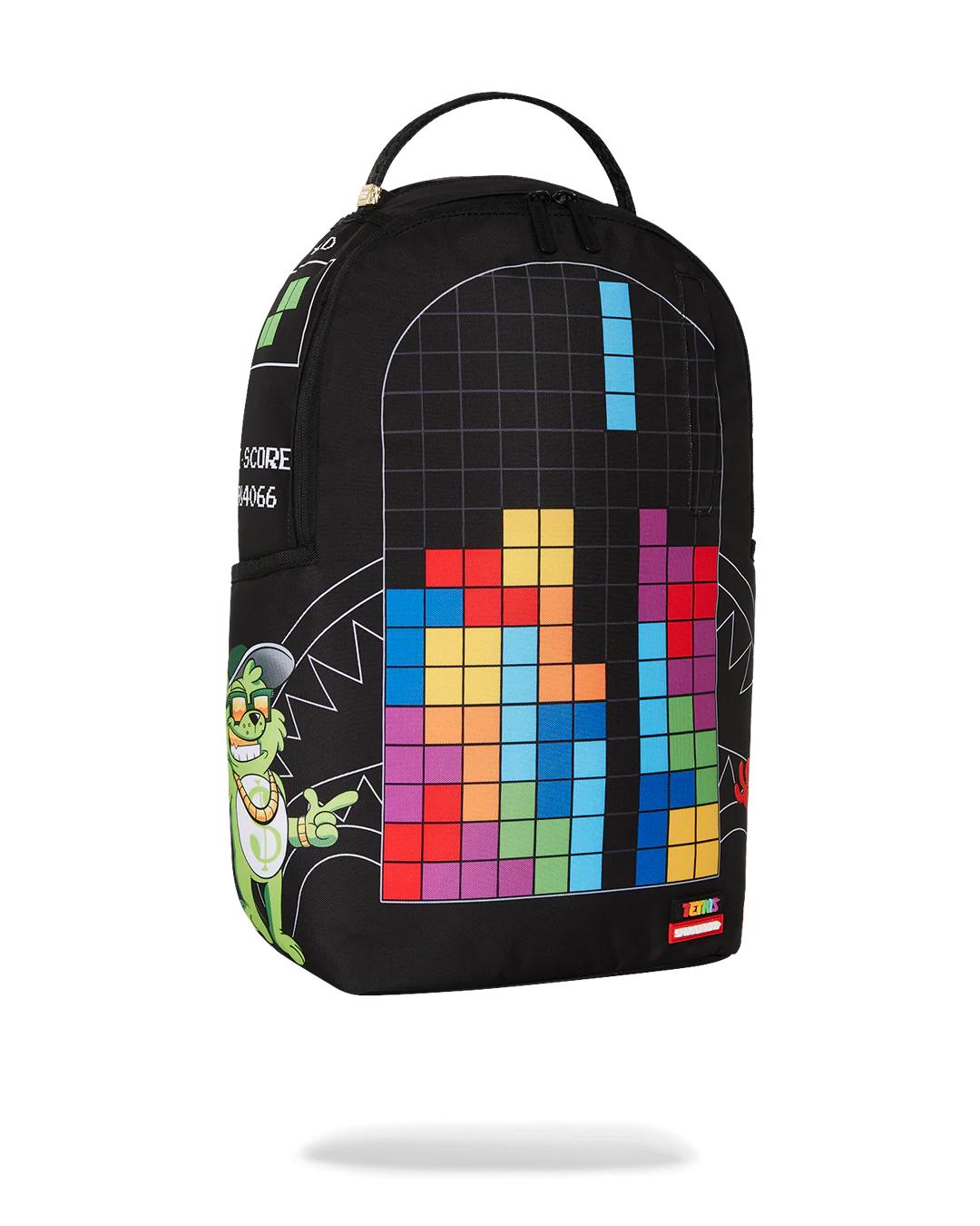 TETRIS WITH DIABLO AND MONEY BEAR BACKPACK | Sprayground Great Value