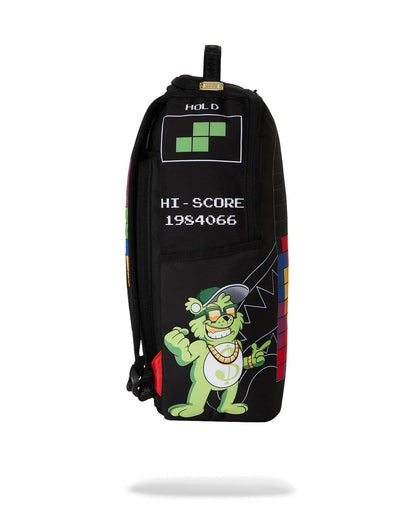 TETRIS WITH DIABLO AND MONEY BEAR BACKPACK | Sprayground Great Value