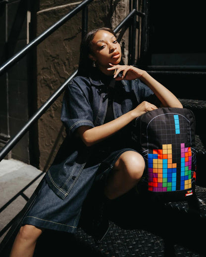 TETRIS WITH DIABLO AND MONEY BEAR BACKPACK | Sprayground Great Value