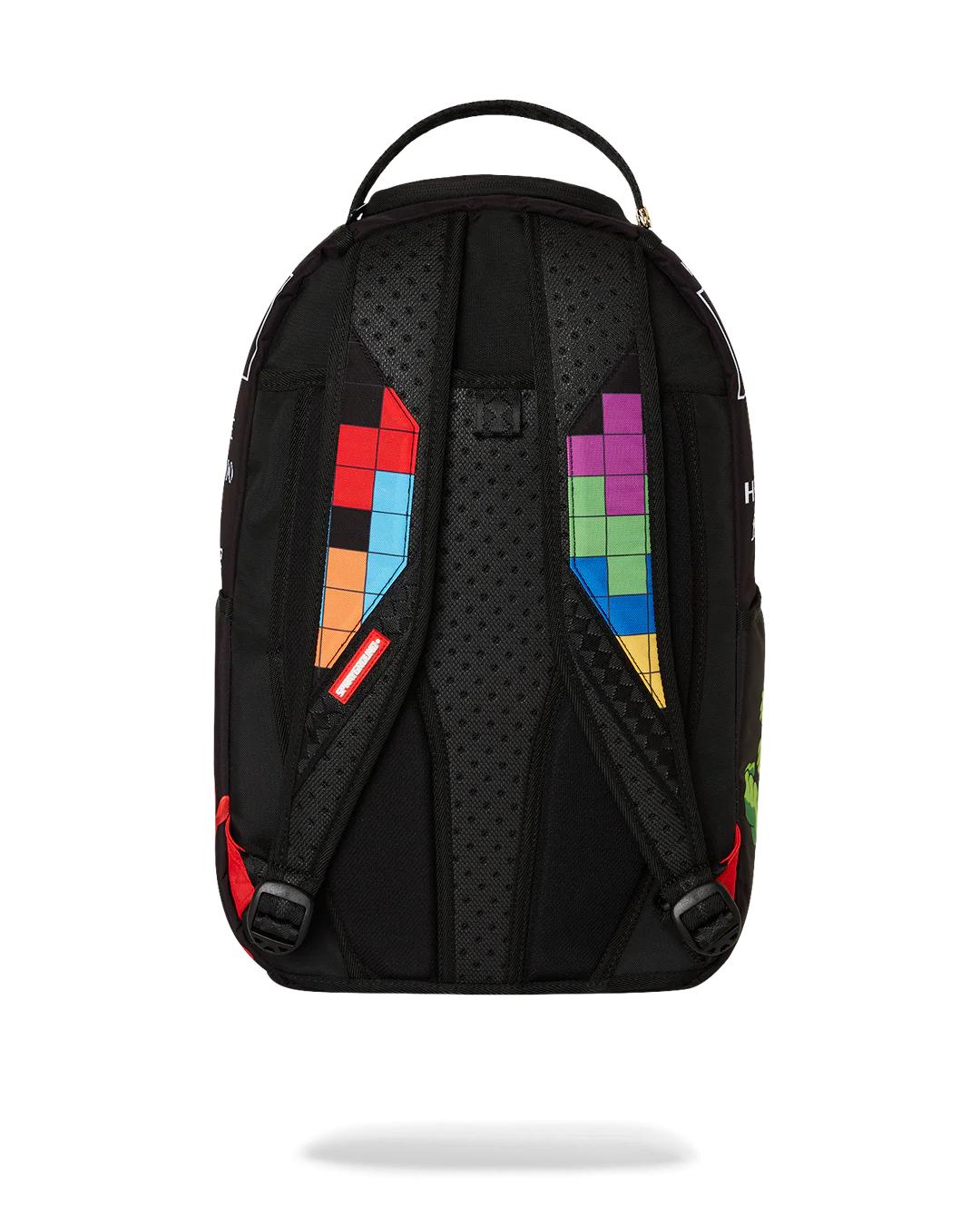 TETRIS WITH DIABLO AND MONEY BEAR BACKPACK | Sprayground Great Value