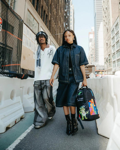 TETRIS WITH DIABLO AND MONEY BEAR BACKPACK | Sprayground Great Value