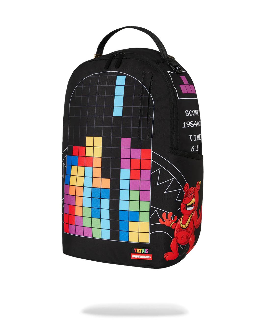 TETRIS WITH DIABLO AND MONEY BEAR BACKPACK | Sprayground Great Value