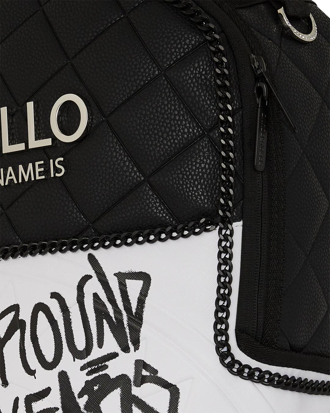 HELLO MY NAME IS 15 YEARS QUILTED BACKPACK (SUPER RARE) | Sprayground Everyday