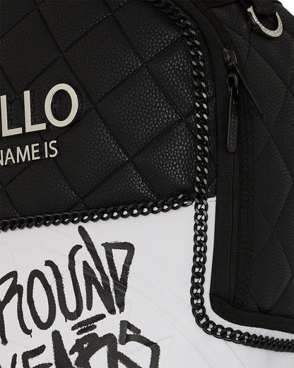 HELLO MY NAME IS 15 YEARS QUILTED BACKPACK (SUPER RARE) | Sprayground Everyday