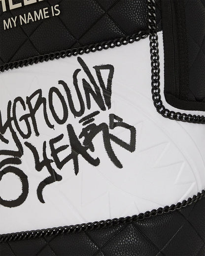 HELLO MY NAME IS 15 YEARS QUILTED BACKPACK (SUPER RARE) | Sprayground Everyday