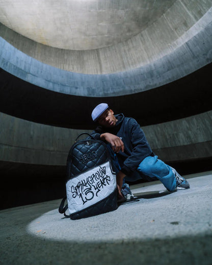 HELLO MY NAME IS 15 YEARS QUILTED BACKPACK (SUPER RARE) | Sprayground Everyday