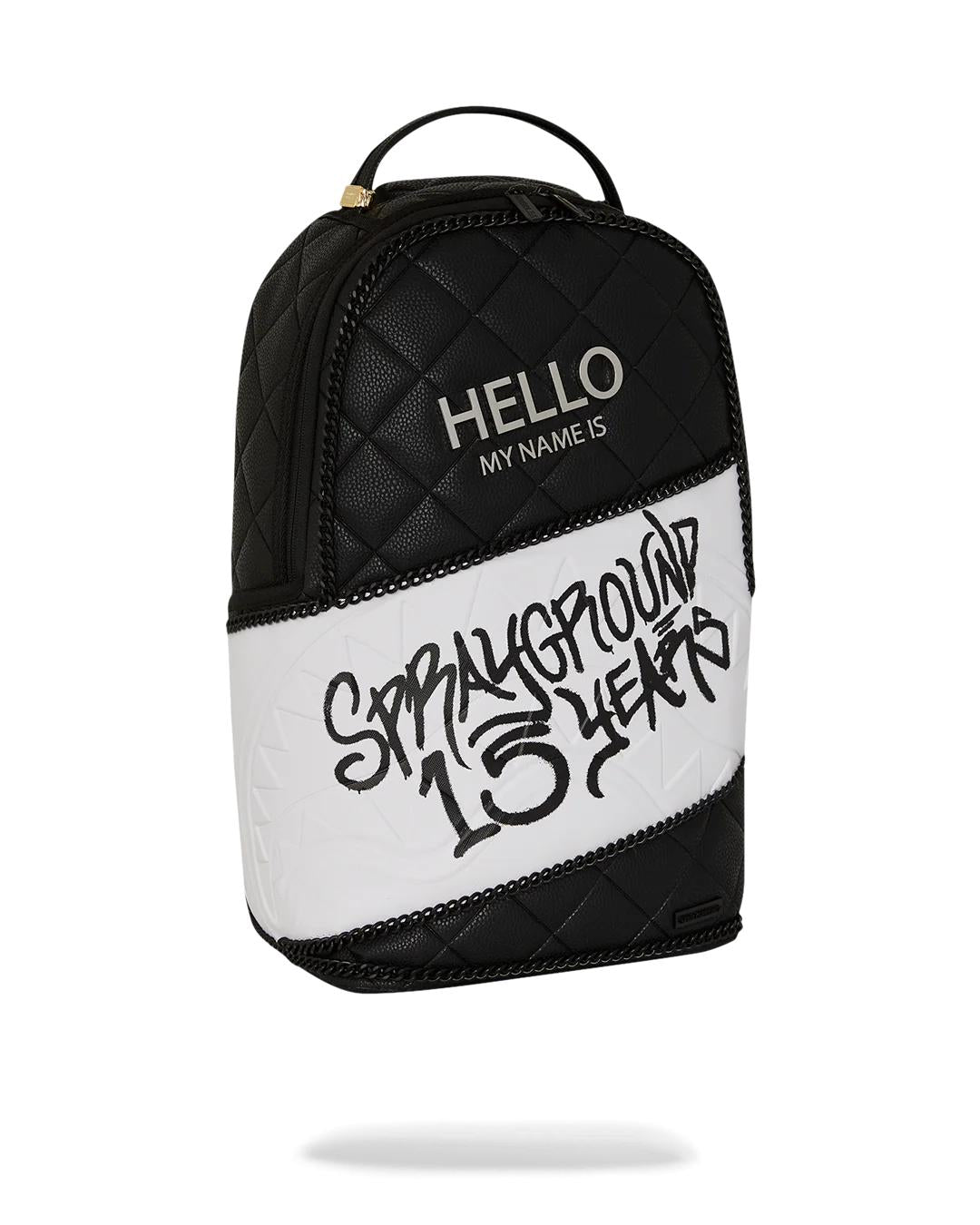 HELLO MY NAME IS 15 YEARS QUILTED BACKPACK (SUPER RARE) | Sprayground Everyday