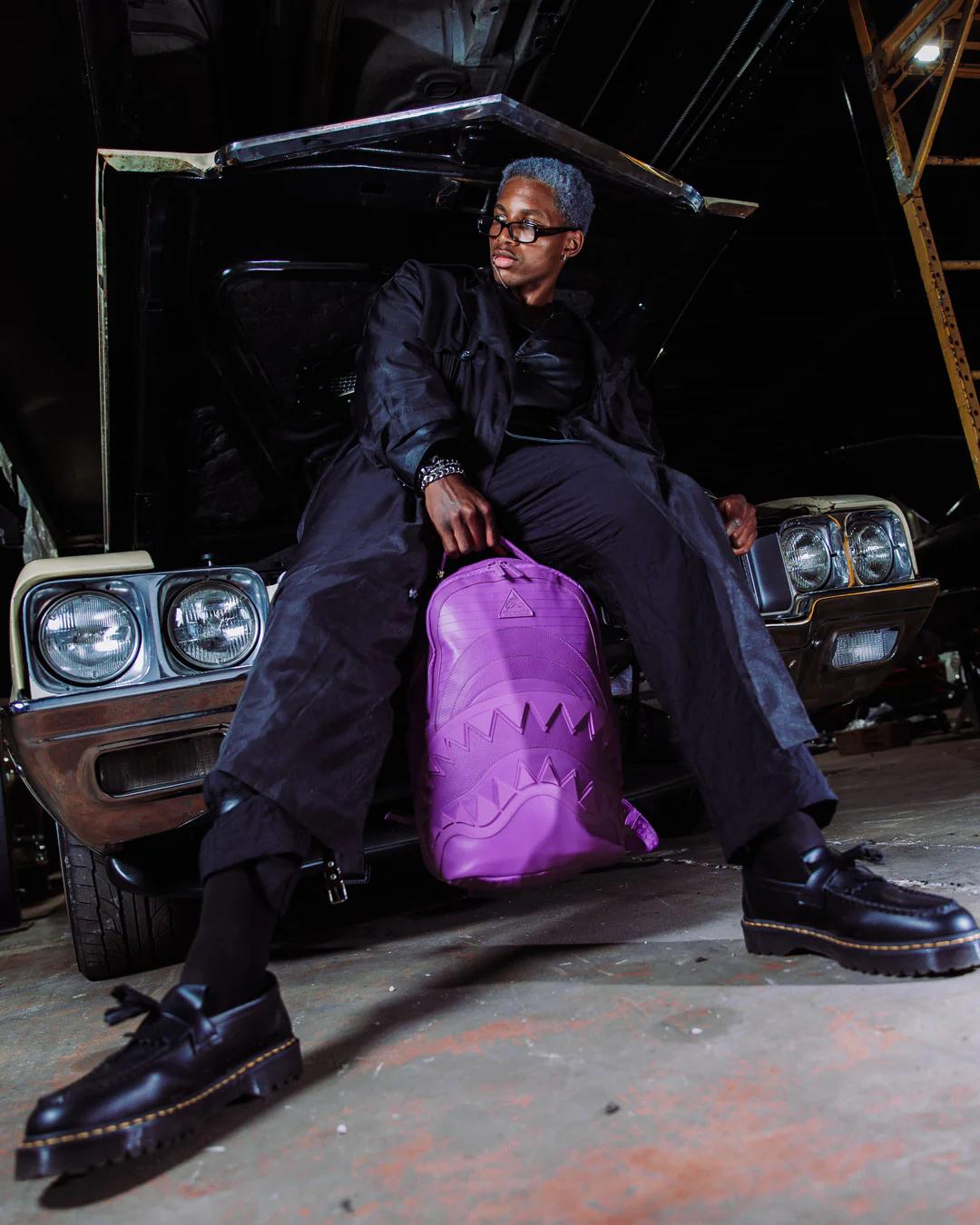 SAKURA SHOCKWAVE-MURASAKI DLX BACKPACK | Sprayground Quality