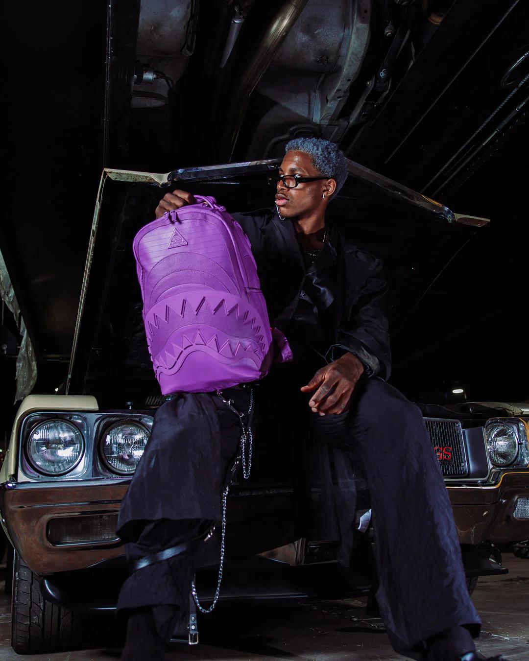 SAKURA SHOCKWAVE-MURASAKI DLX BACKPACK | Sprayground Quality