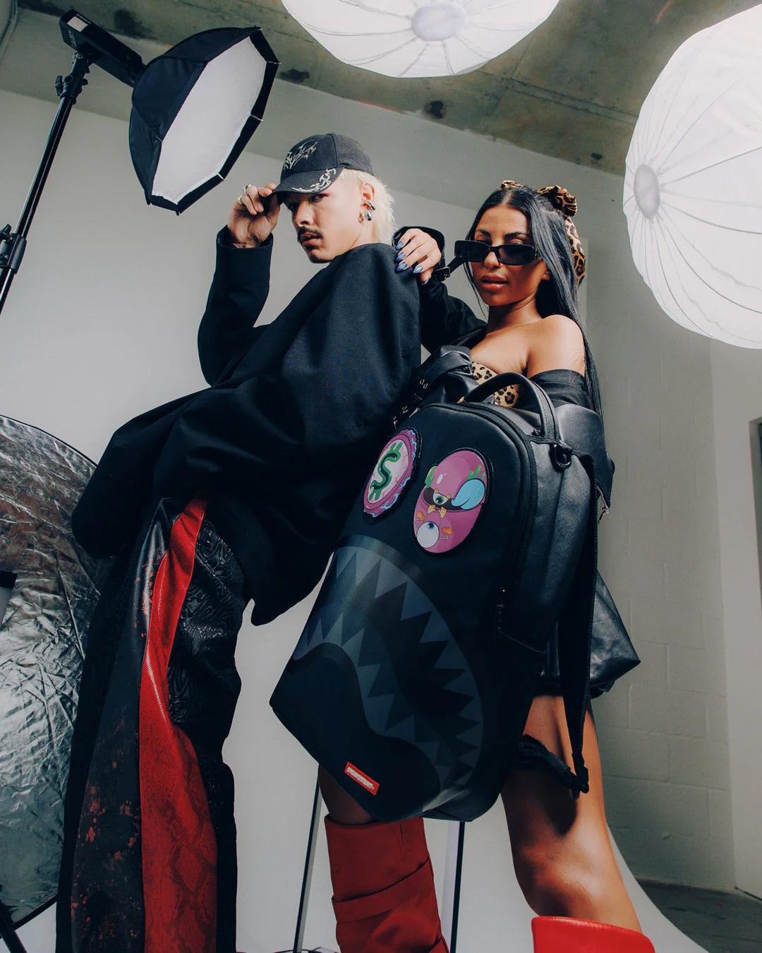 SPLIT SAINT VELCRO REMOVABLE 6 EYES SHARK BACKPACK | Sprayground Signature