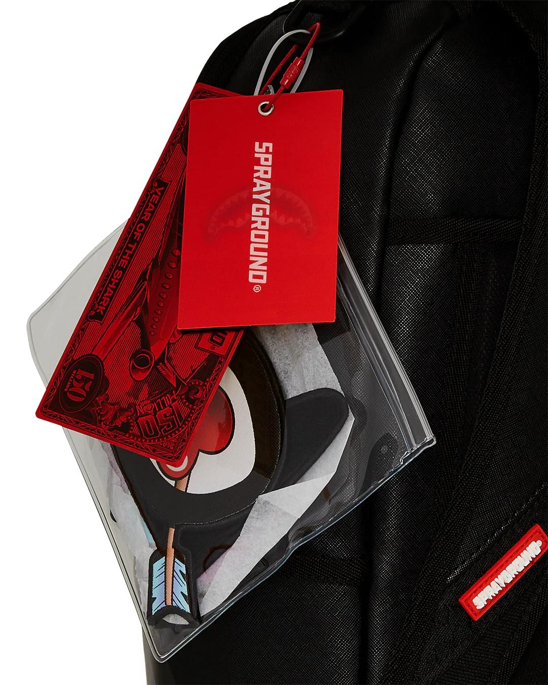 SPLIT SAINT VELCRO REMOVABLE 6 EYES SHARK BACKPACK | Sprayground Signature