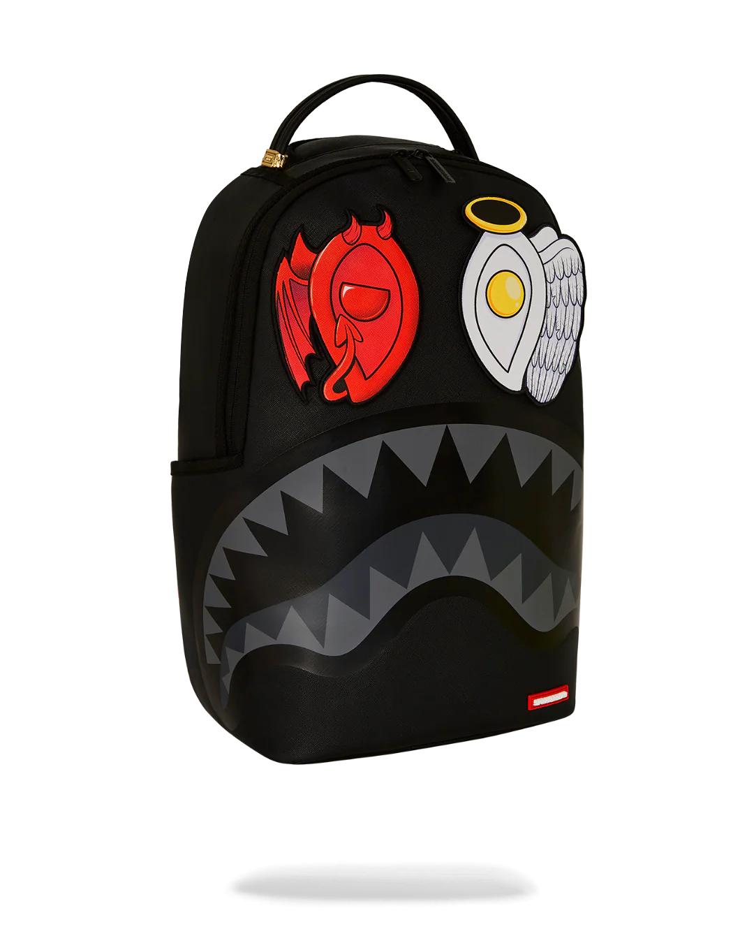SPLIT SAINT VELCRO REMOVABLE 6 EYES SHARK BACKPACK | Sprayground Signature