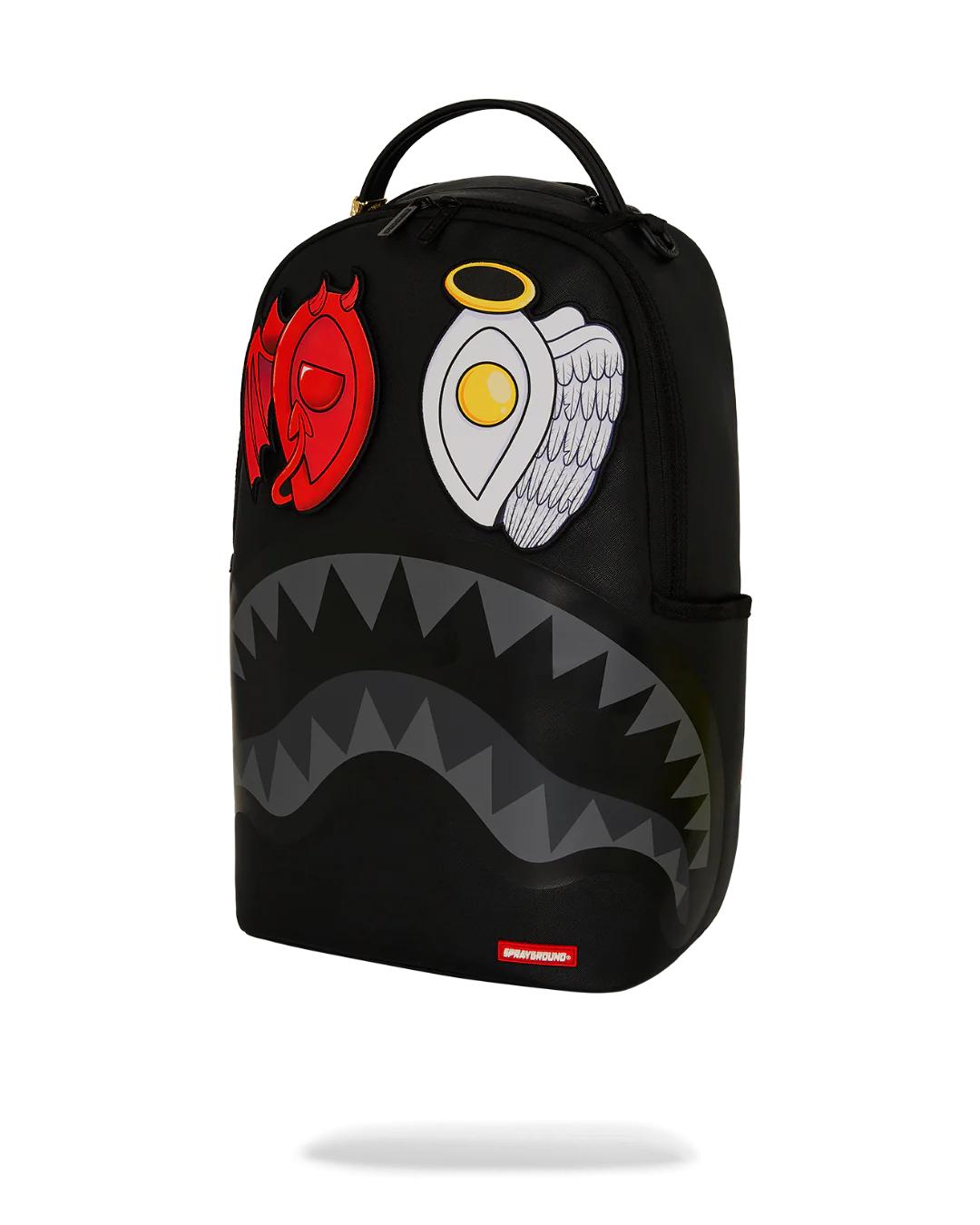 SPLIT SAINT VELCRO REMOVABLE 6 EYES SHARK BACKPACK | Sprayground Signature