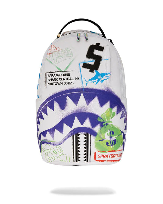 SHARK CENTRAL CUT OUT FOR GREATNESS DLXSV BACKPACK | Sprayground Signature