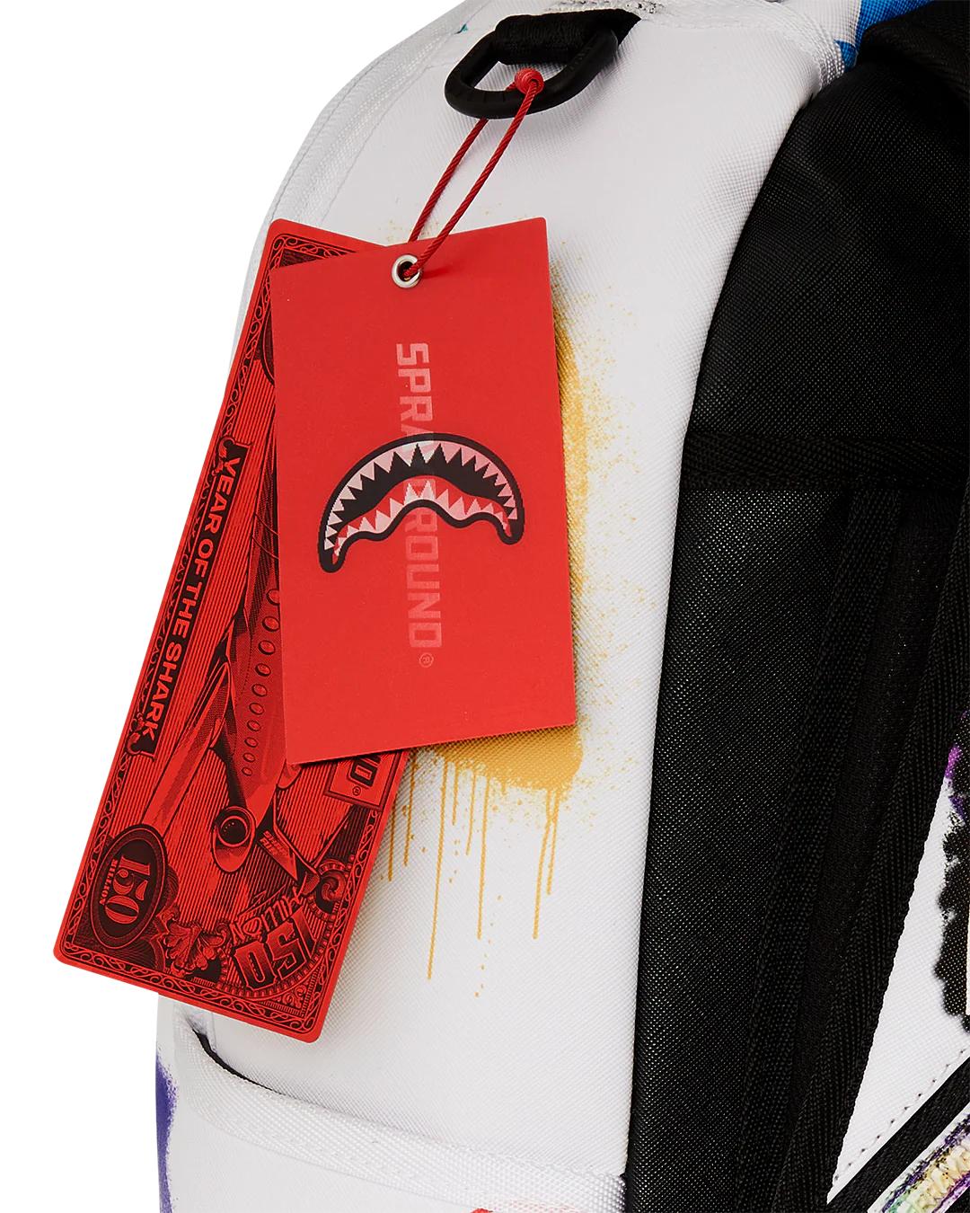 SHARK CENTRAL CUT OUT FOR GREATNESS DLXSV BACKPACK | Sprayground Signature