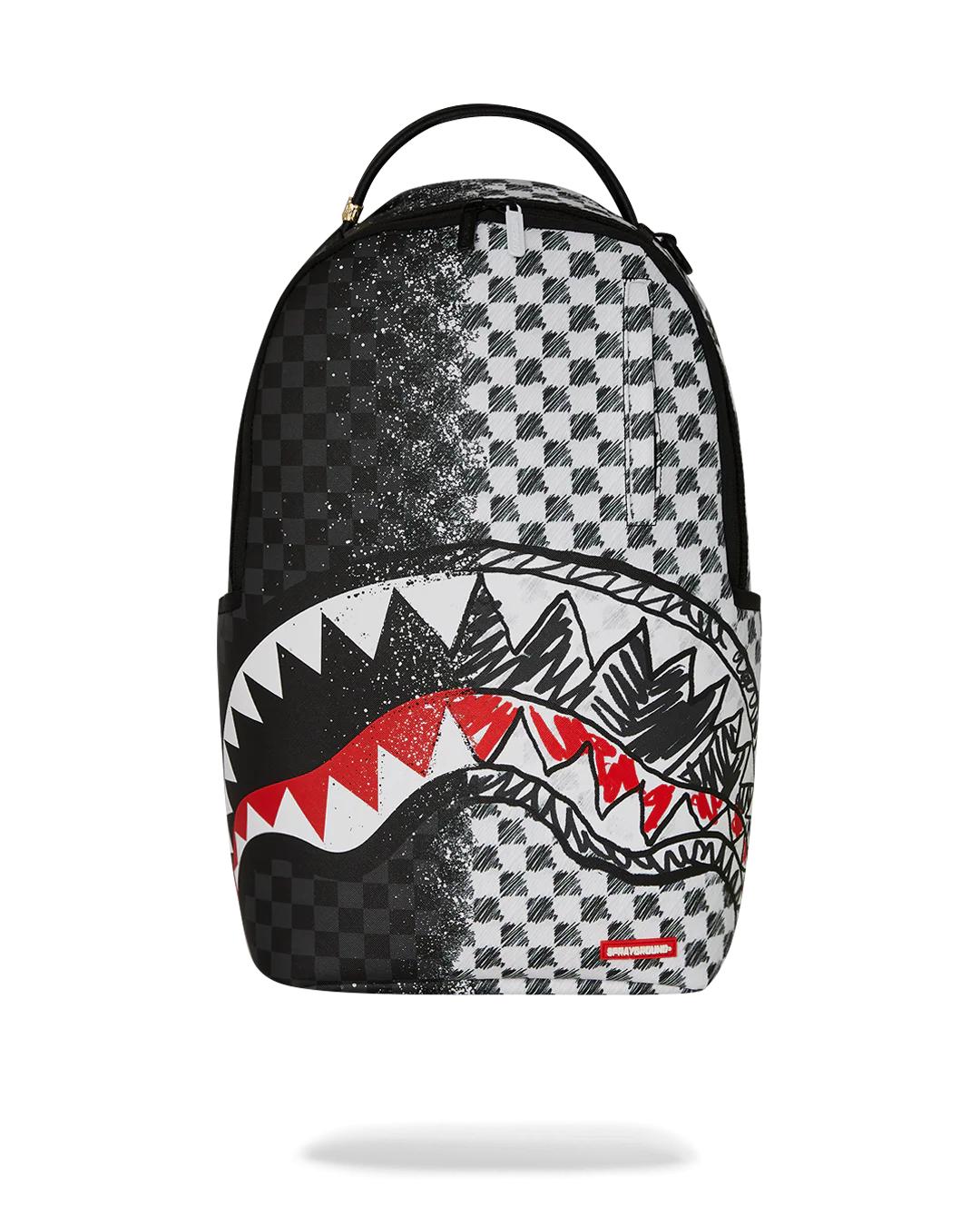 SCRIBBLE DRIBBLE CHECK BACKPACK | Sprayground Popular
