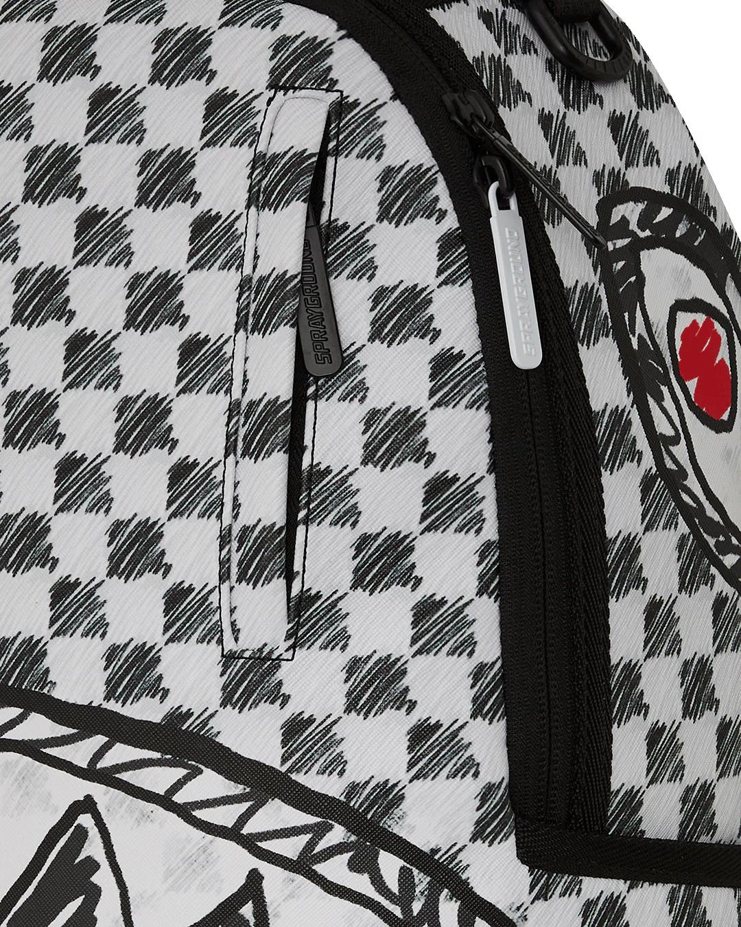 SCRIBBLE DRIBBLE CHECK BACKPACK | Sprayground Popular