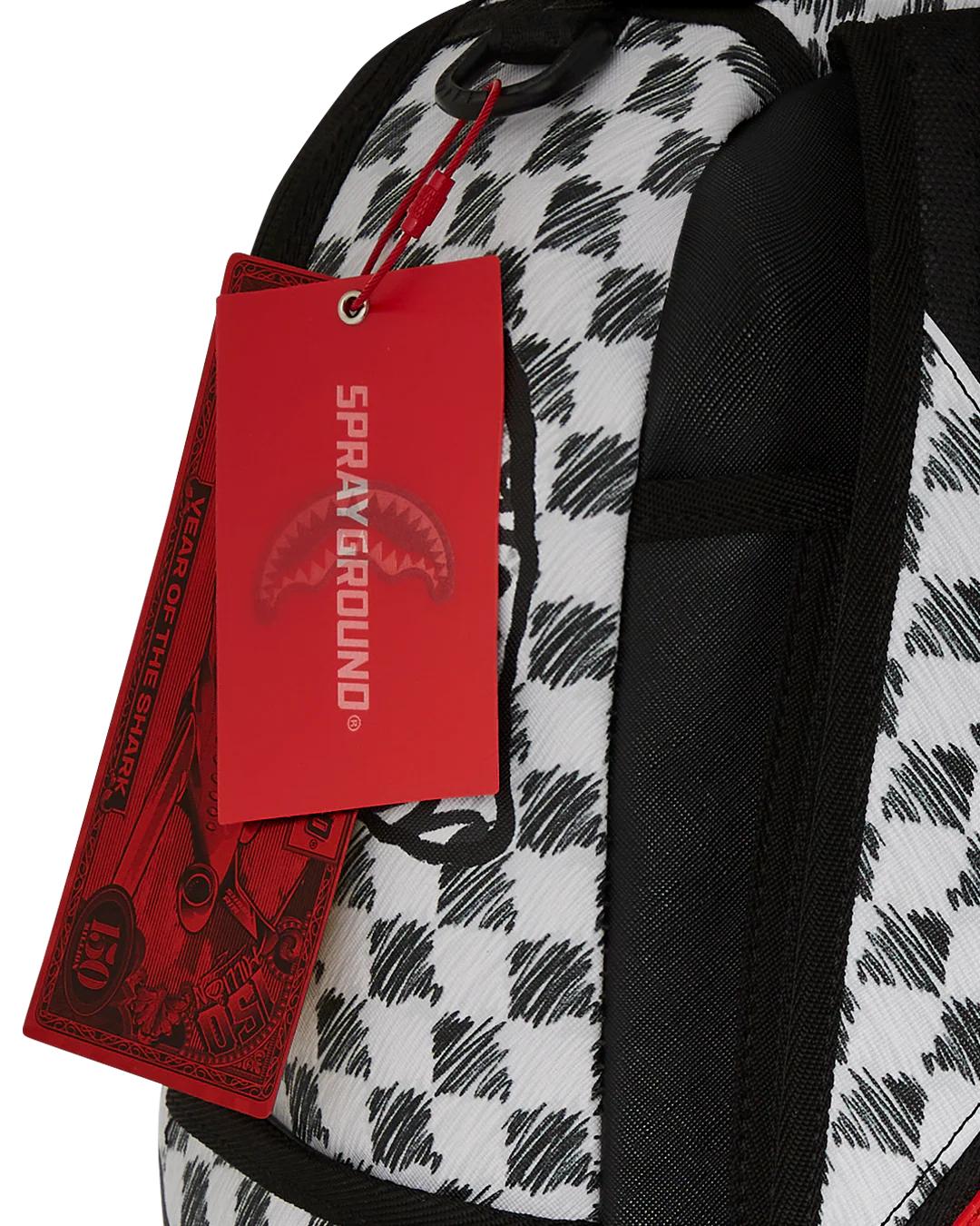 SCRIBBLE DRIBBLE CHECK BACKPACK | Sprayground Popular