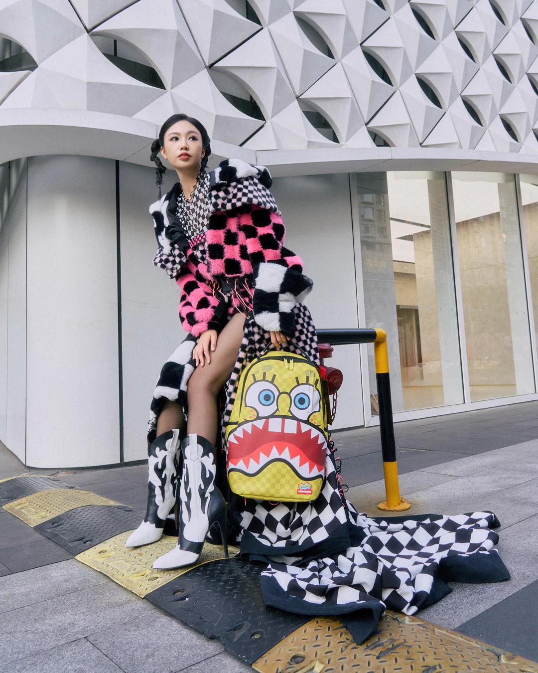 SPONGEBOB SQUARE CHECK FLEX DLXSV BACKPACK | Sprayground Essential