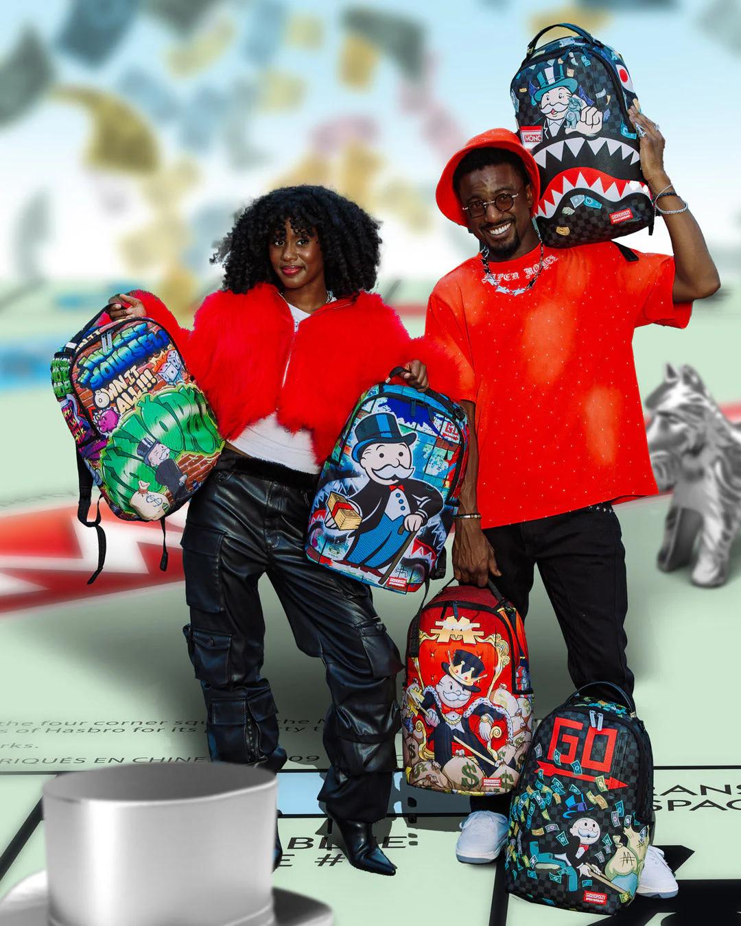 MONOPOLY SHARK RICH BACKPACK | Sprayground Premium