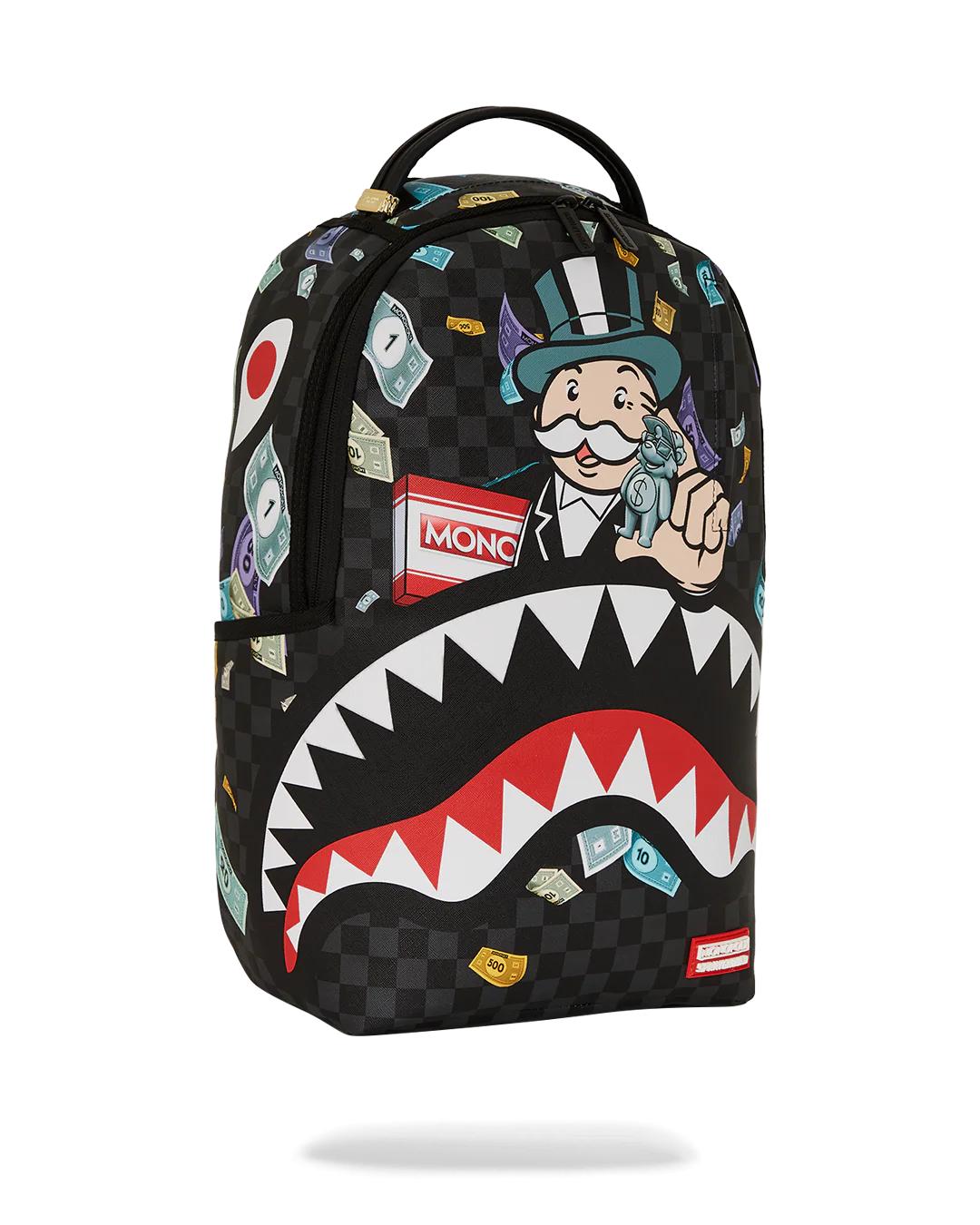 MONOPOLY SHARK RICH BACKPACK | Sprayground Premium