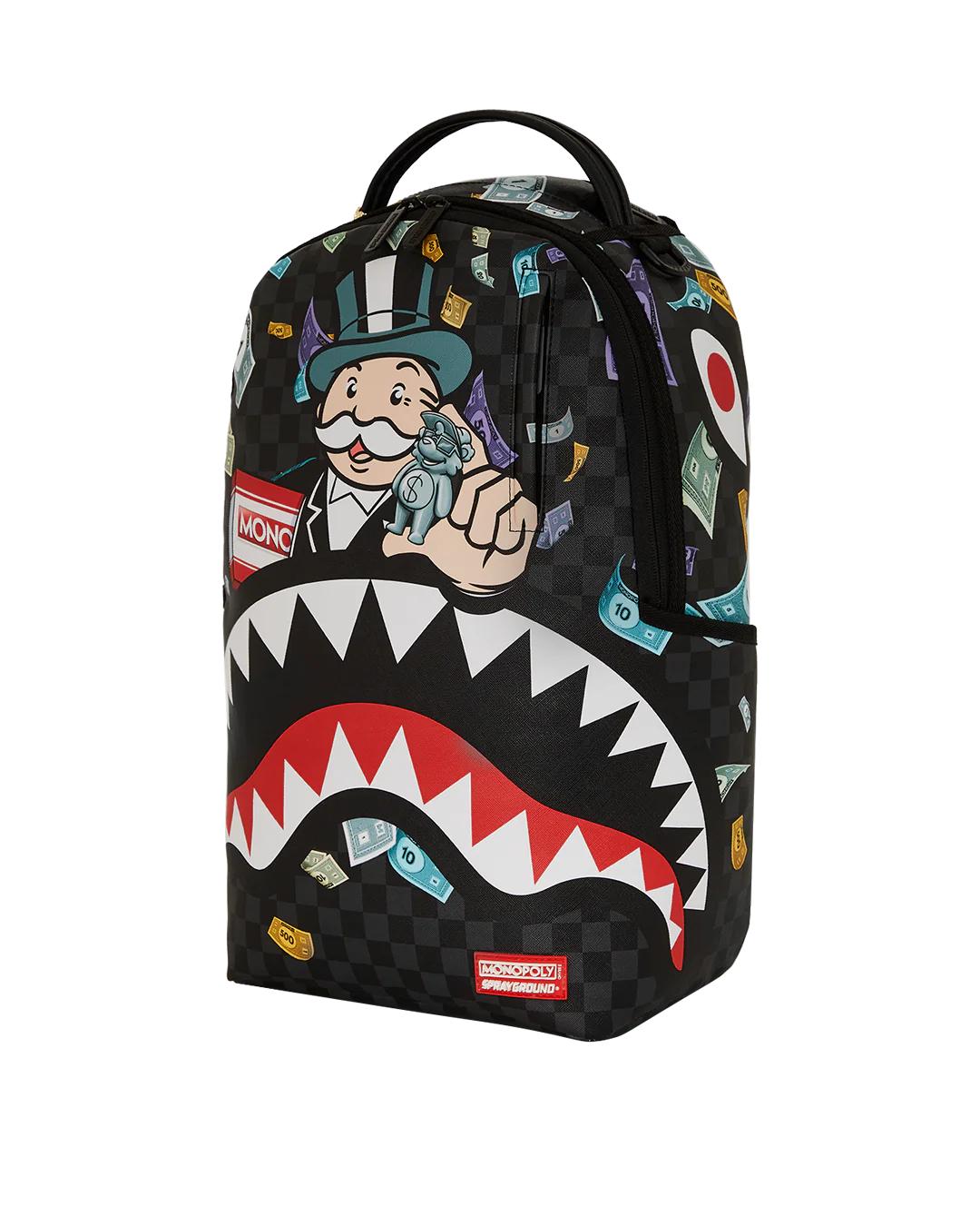 MONOPOLY SHARK RICH BACKPACK | Sprayground Premium