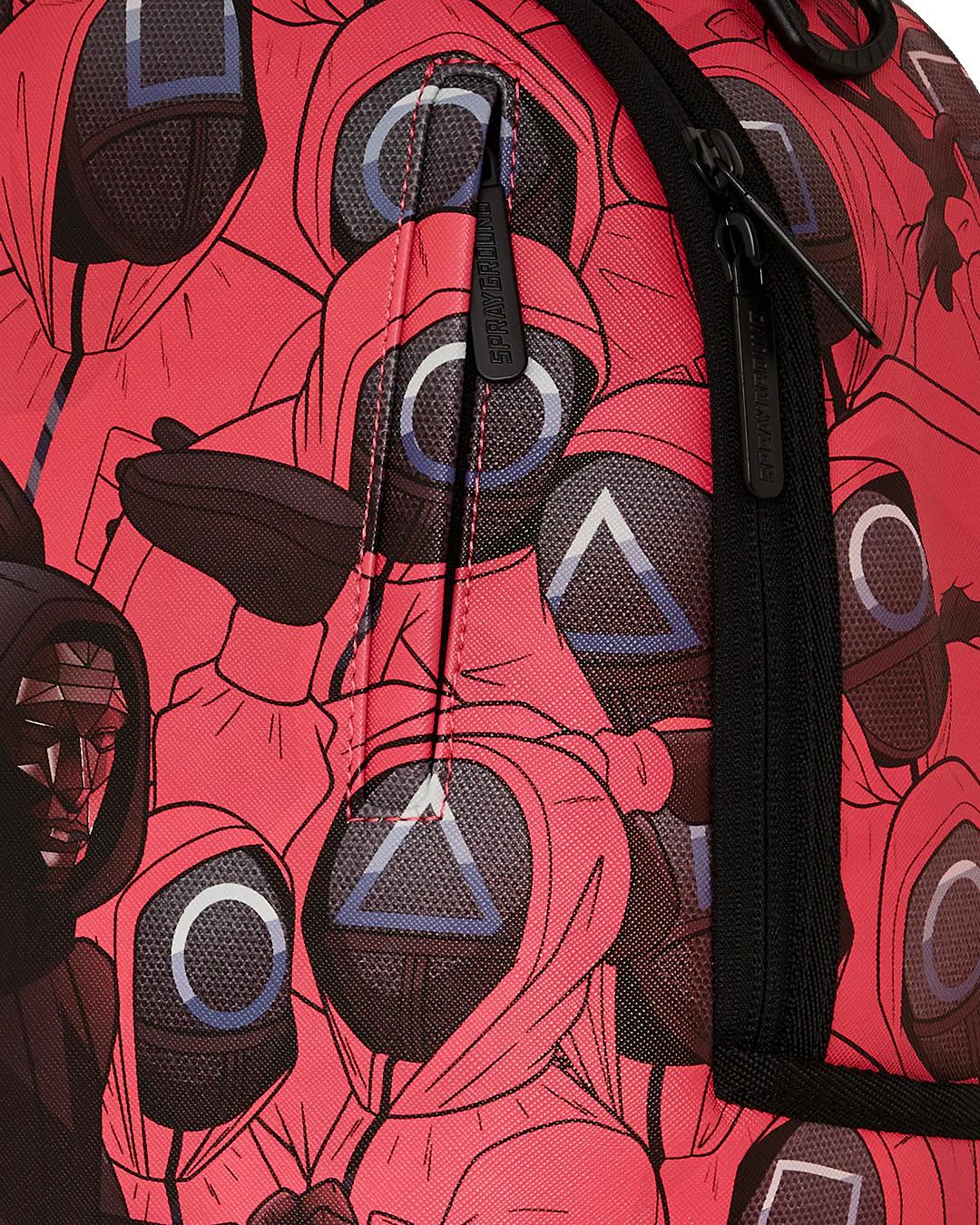 SQUID GAME COLLAB FRONT MAN CREW BACKPACK | Sprayground Trending