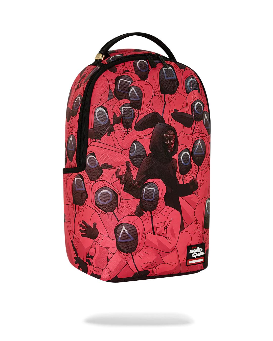 SQUID GAME COLLAB FRONT MAN CREW BACKPACK | Sprayground Trending