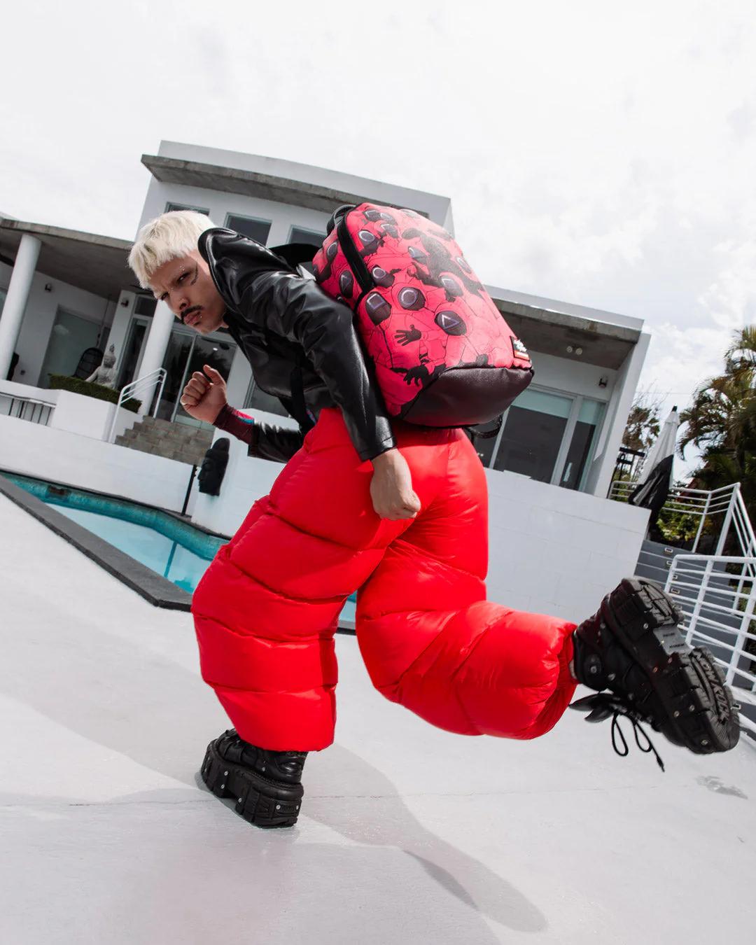 SQUID GAME COLLAB FRONT MAN CREW BACKPACK | Sprayground Trending