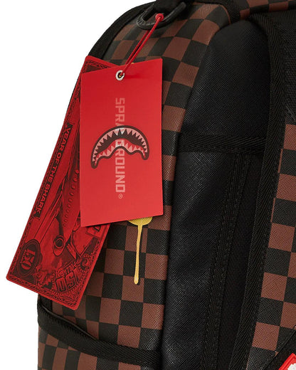 RICHIE RICH PAINT THE SHARK GOLD BACKPACK | Sprayground Best Seller