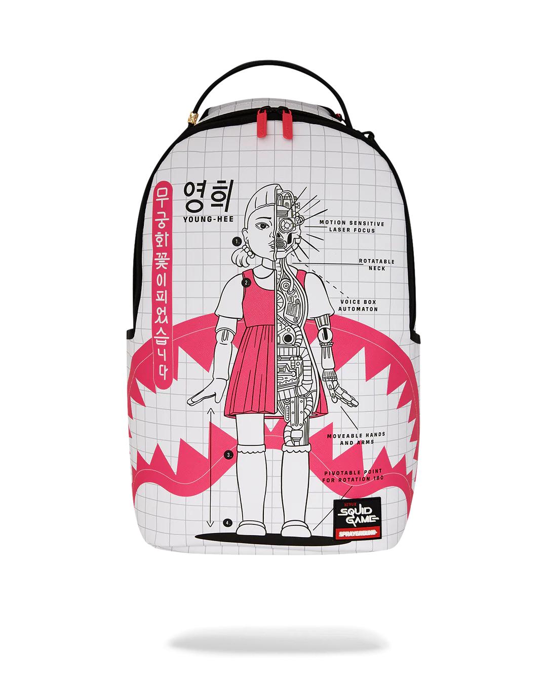 SQUID GAME COLLAB ROBOT GIRL BACKPACK | Sprayground Everyday
