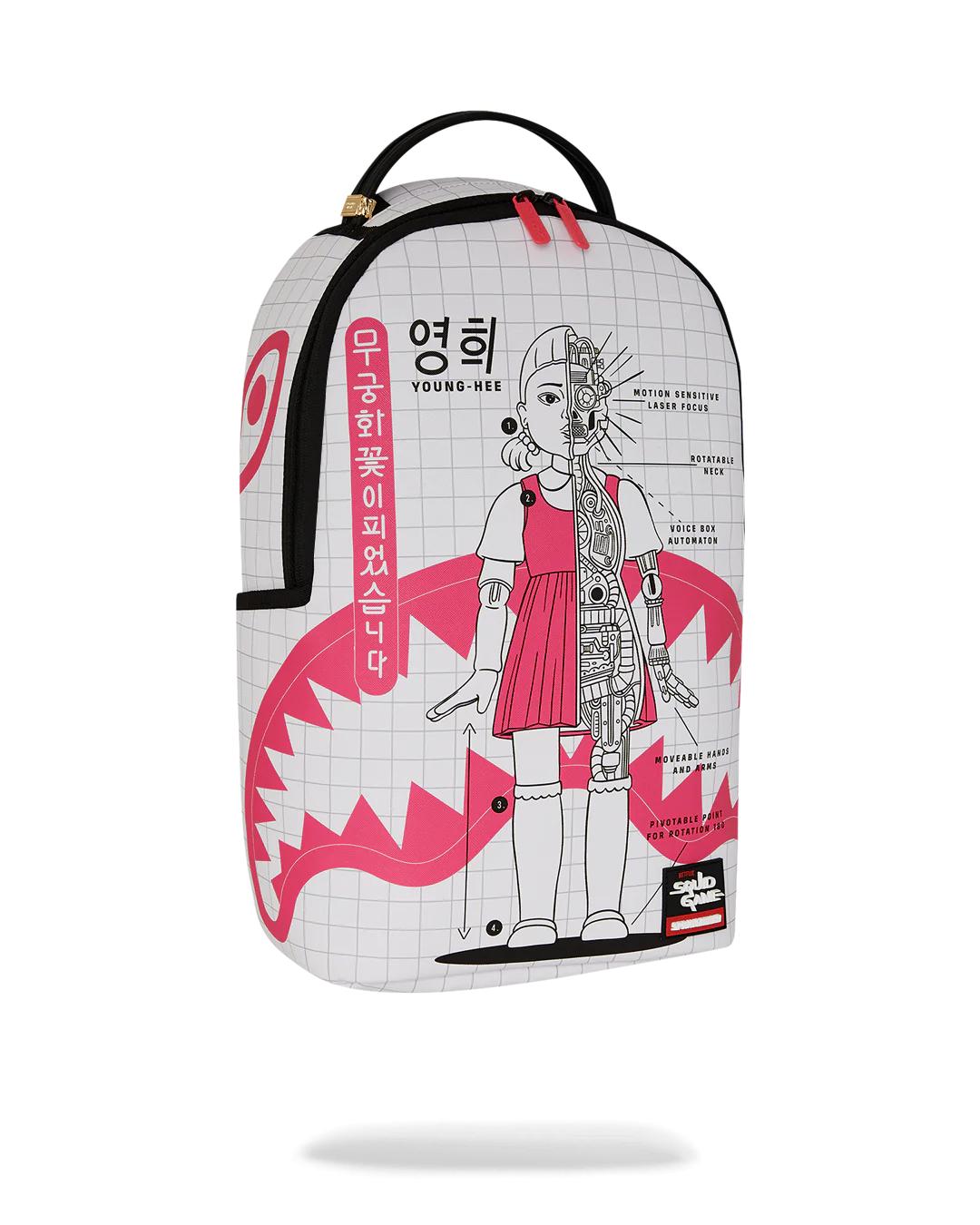 SQUID GAME COLLAB ROBOT GIRL BACKPACK | Sprayground Everyday