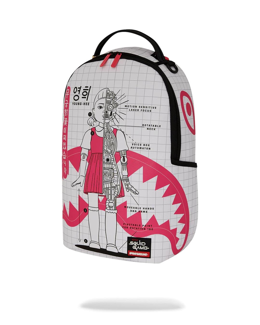 SQUID GAME COLLAB ROBOT GIRL BACKPACK | Sprayground Everyday