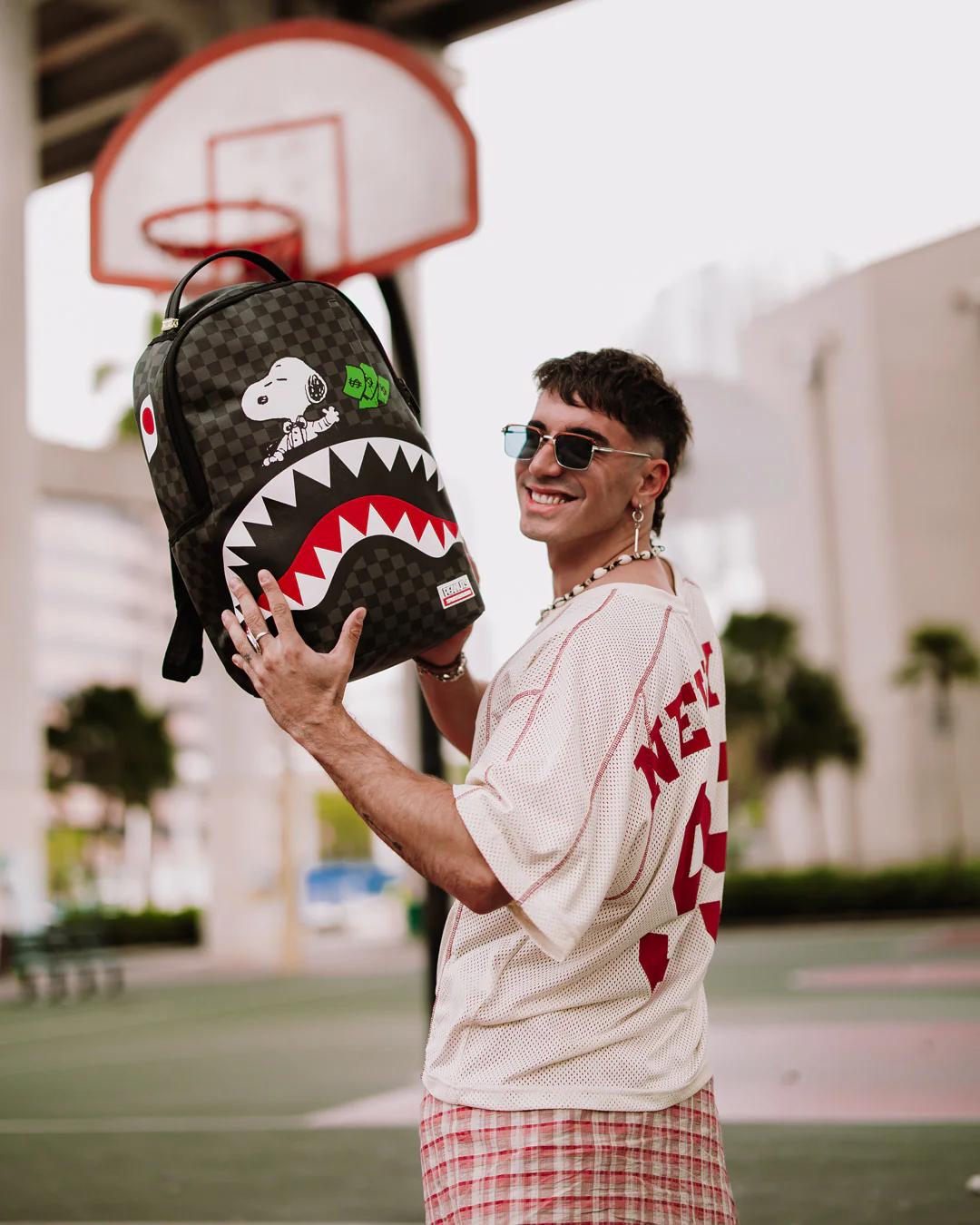 SNOOPY SHARK RICH BACKPACK | Sprayground Featured