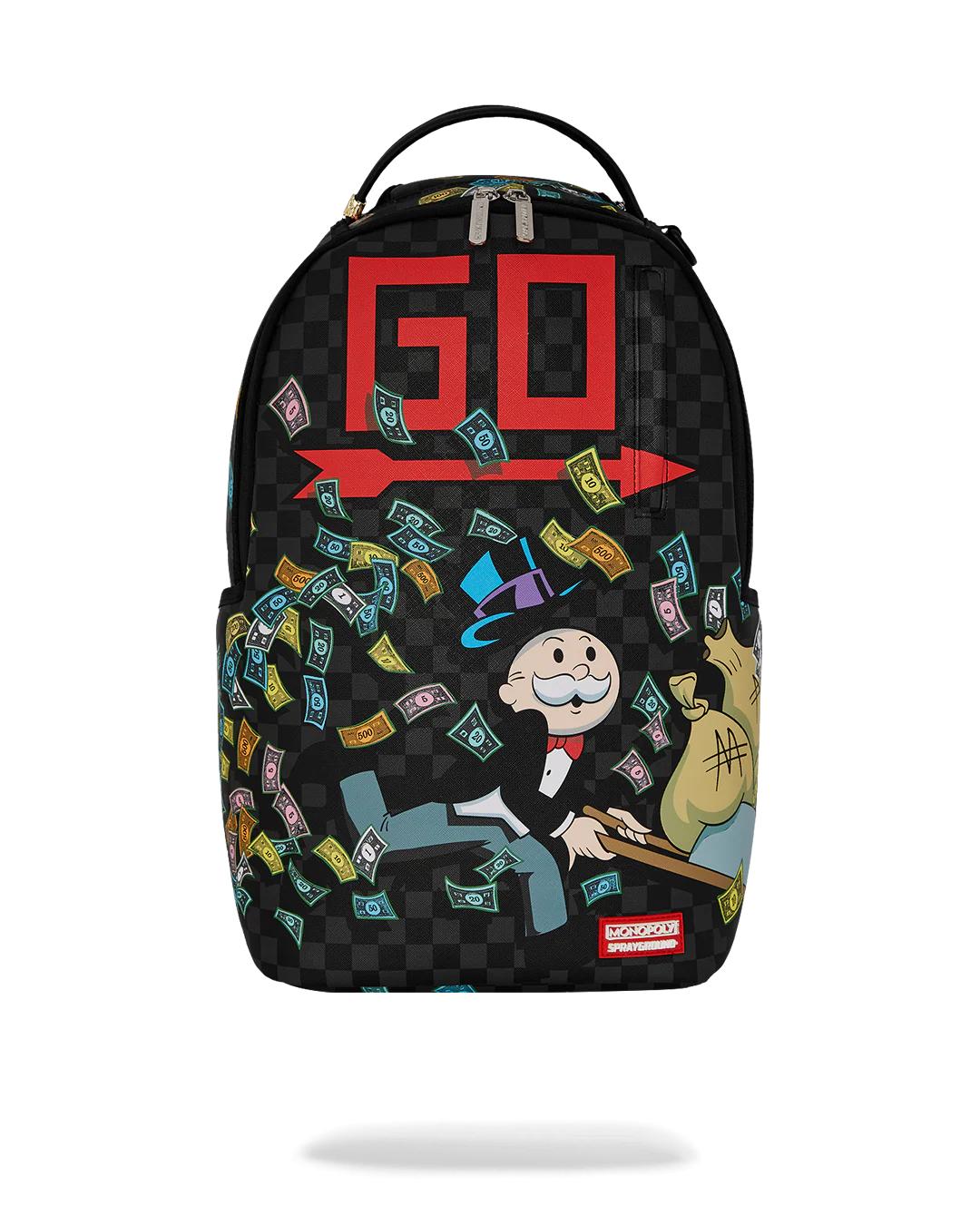 MONOPOLY WHEEL BARREL BACKPACK | Sprayground Classic