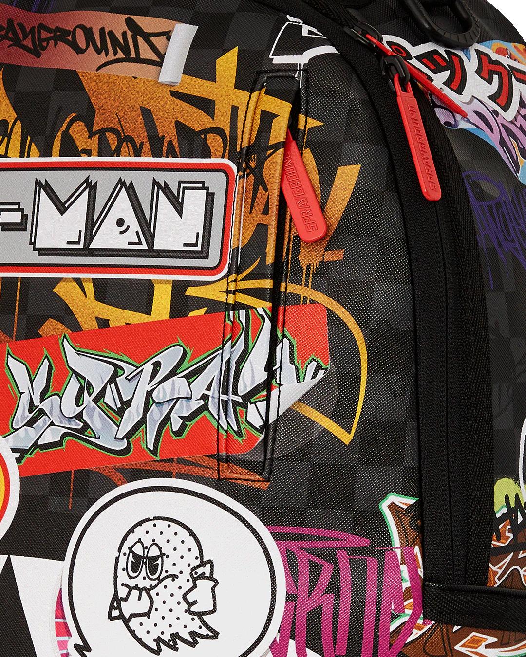 PACMAN LEVELED-UP ART BACKPACK | Sprayground Everyday