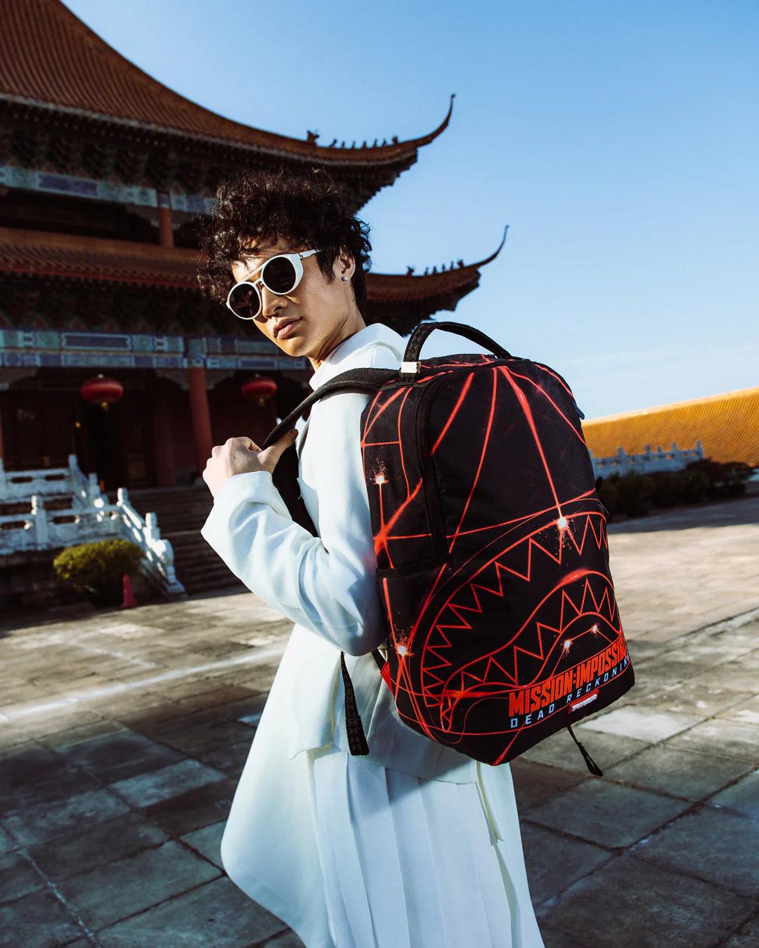 MISSION IMPOSSIBLE HEIST LASER SHARK BACKPACK | Sprayground Featured