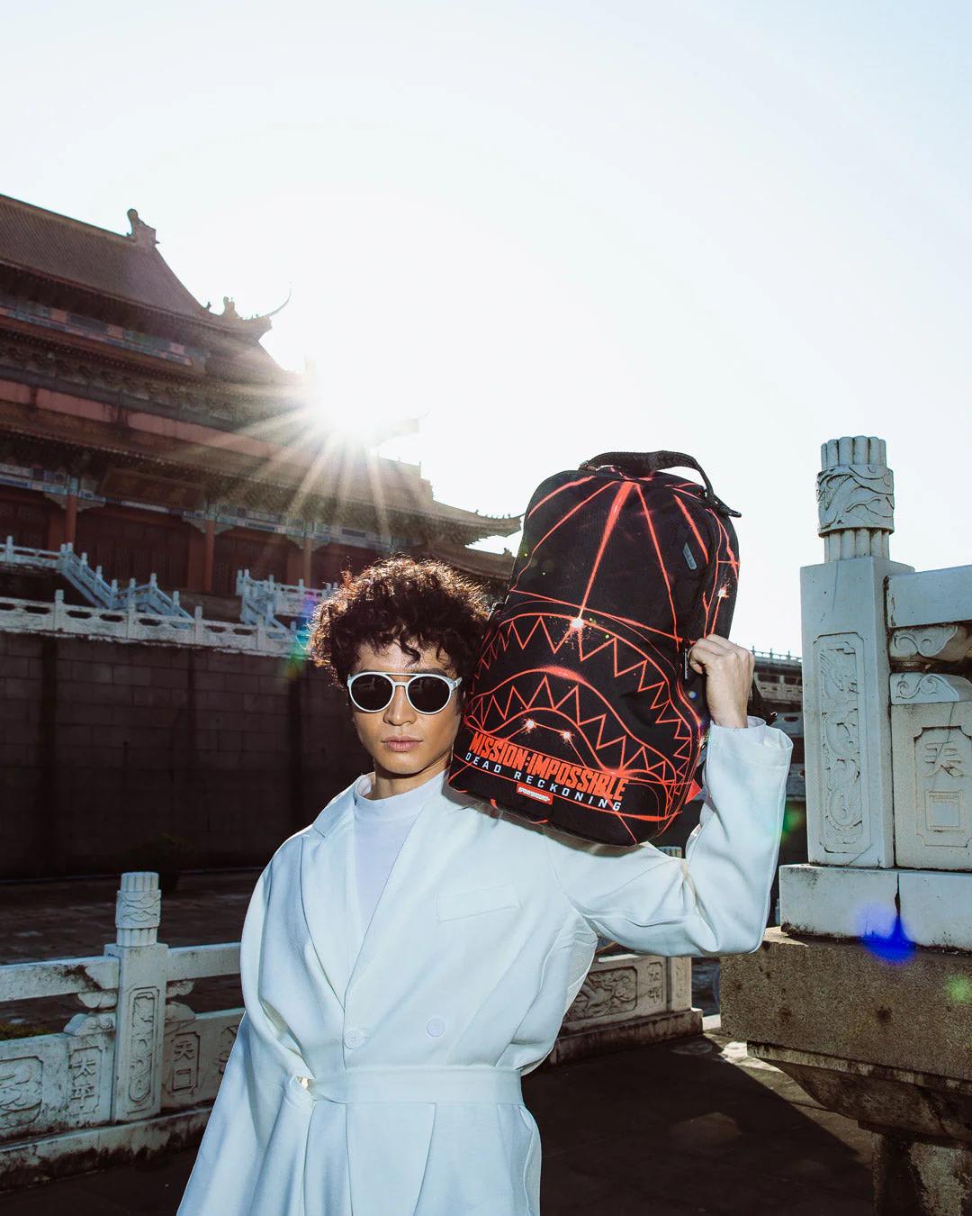 MISSION IMPOSSIBLE HEIST LASER SHARK BACKPACK | Sprayground Featured