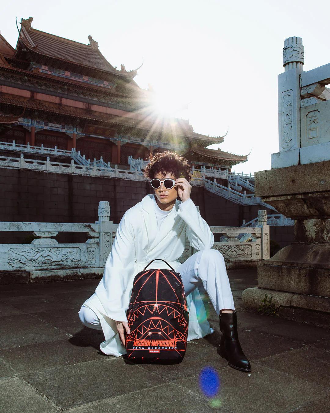 MISSION IMPOSSIBLE HEIST LASER SHARK BACKPACK | Sprayground Featured