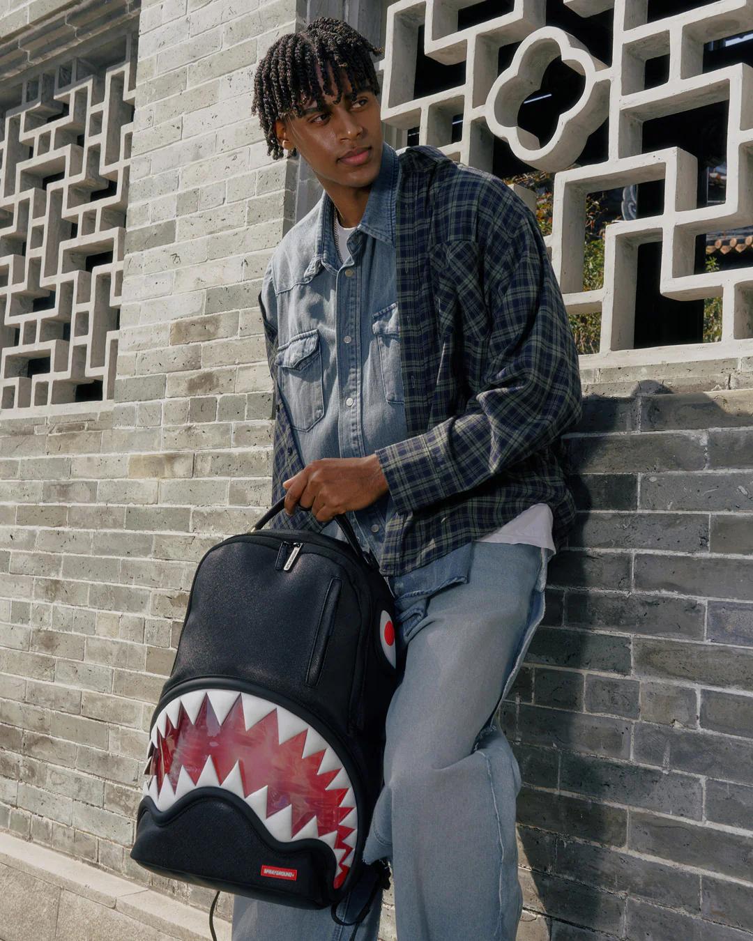 BIG BITE LUCID CLEAR SHARK BITE BACKPACK | Sprayground Signature