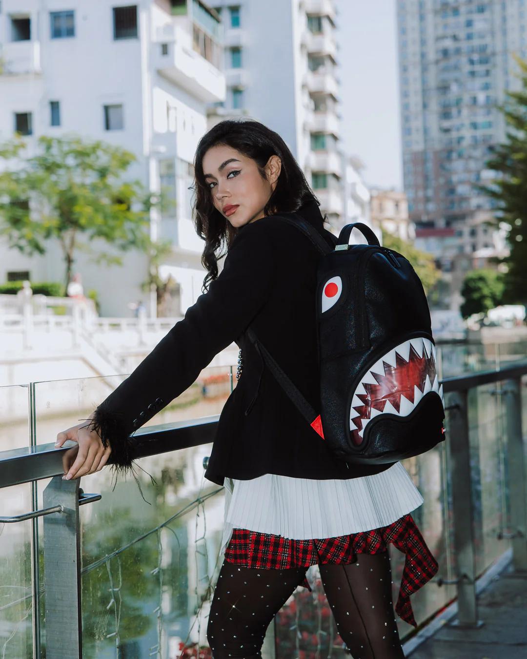BIG BITE LUCID CLEAR SHARK BITE BACKPACK | Sprayground Signature