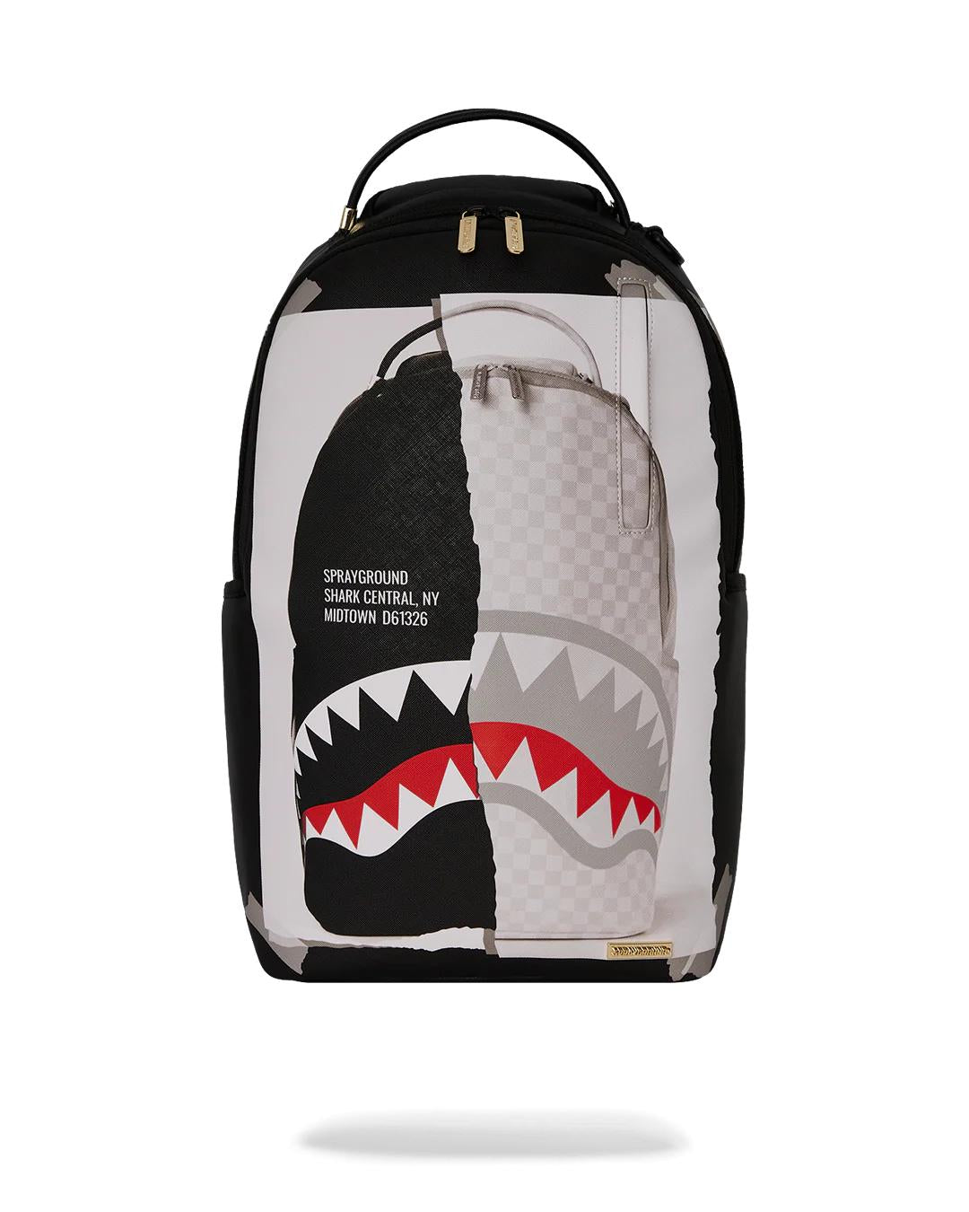 BAG ON BAG OPTICAL ILLUSION SHARKS IN PARIS BACKPACK | Sprayground Value