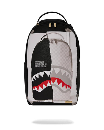 BAG ON BAG OPTICAL ILLUSION SHARKS IN PARIS BACKPACK | Sprayground Value
