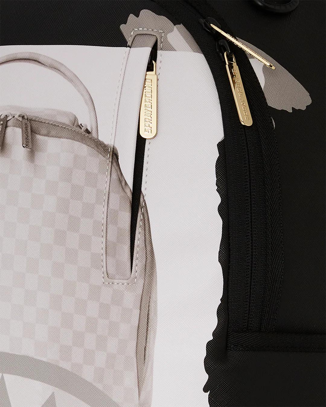 BAG ON BAG OPTICAL ILLUSION SHARKS IN PARIS BACKPACK | Sprayground Value