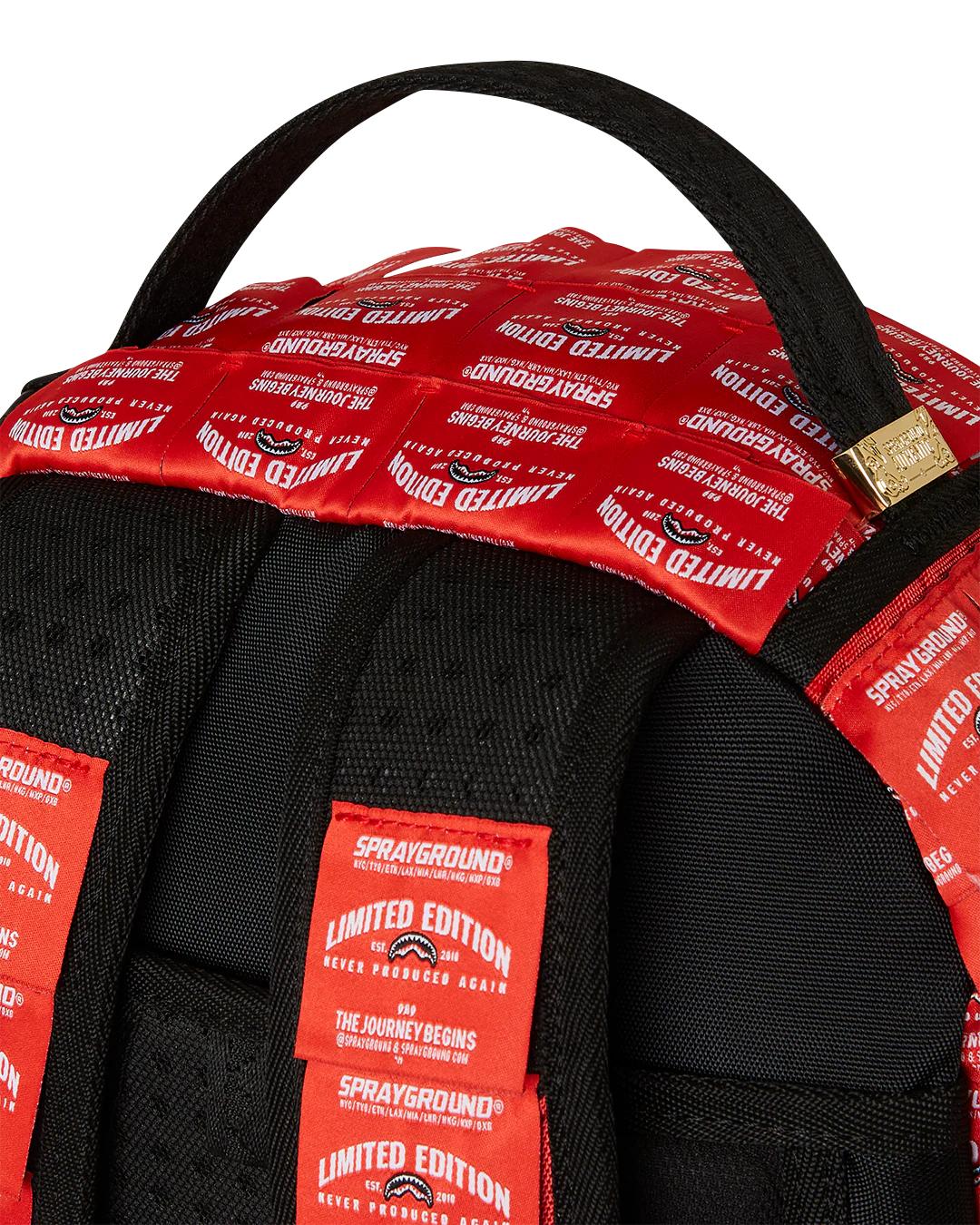 MADE OF WOVEN LABELS SHARK BACKPACK | Sprayground Great Value