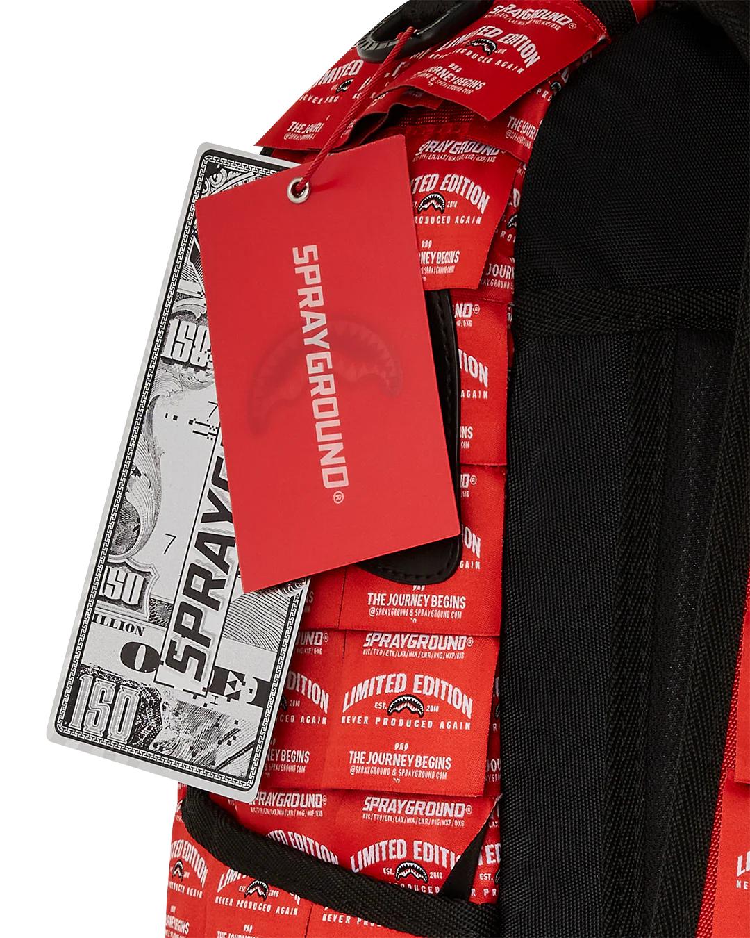 MADE OF WOVEN LABELS SHARK BACKPACK | Sprayground Great Value