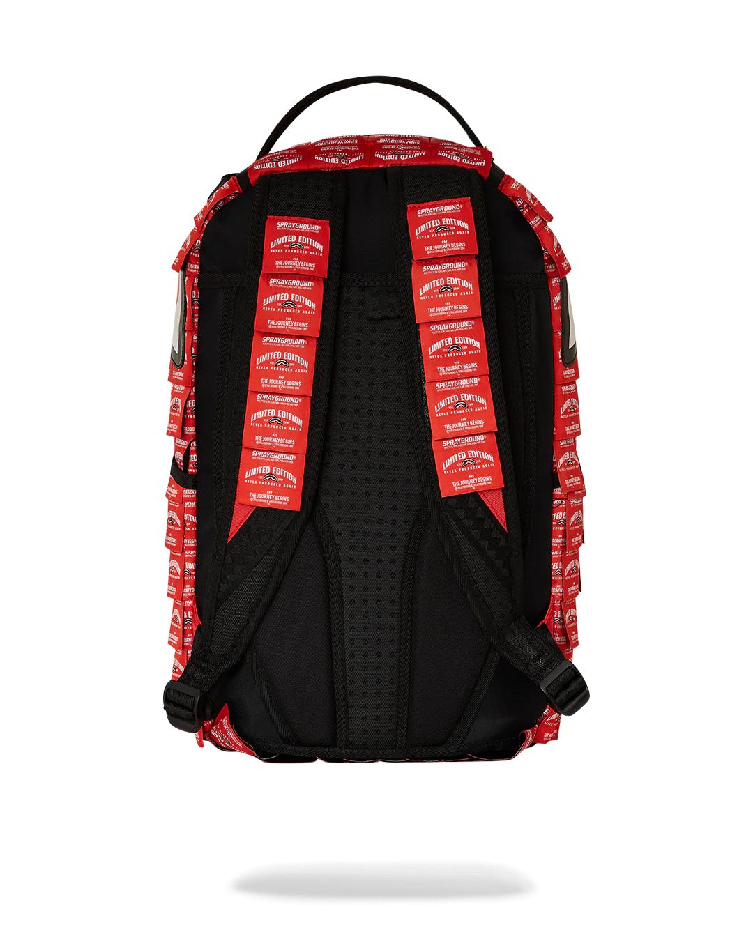MADE OF WOVEN LABELS SHARK BACKPACK | Sprayground Great Value