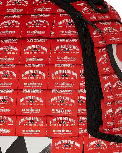 MADE OF WOVEN LABELS SHARK BACKPACK | Sprayground Great Value