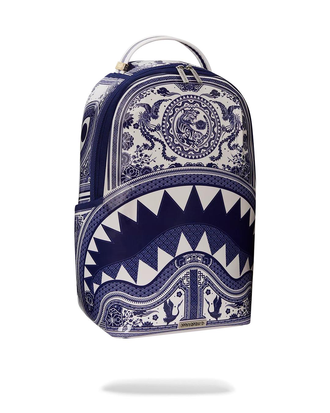 PORCELAIN TIGER PHOENIX SHARK BACKPACK | Sprayground New