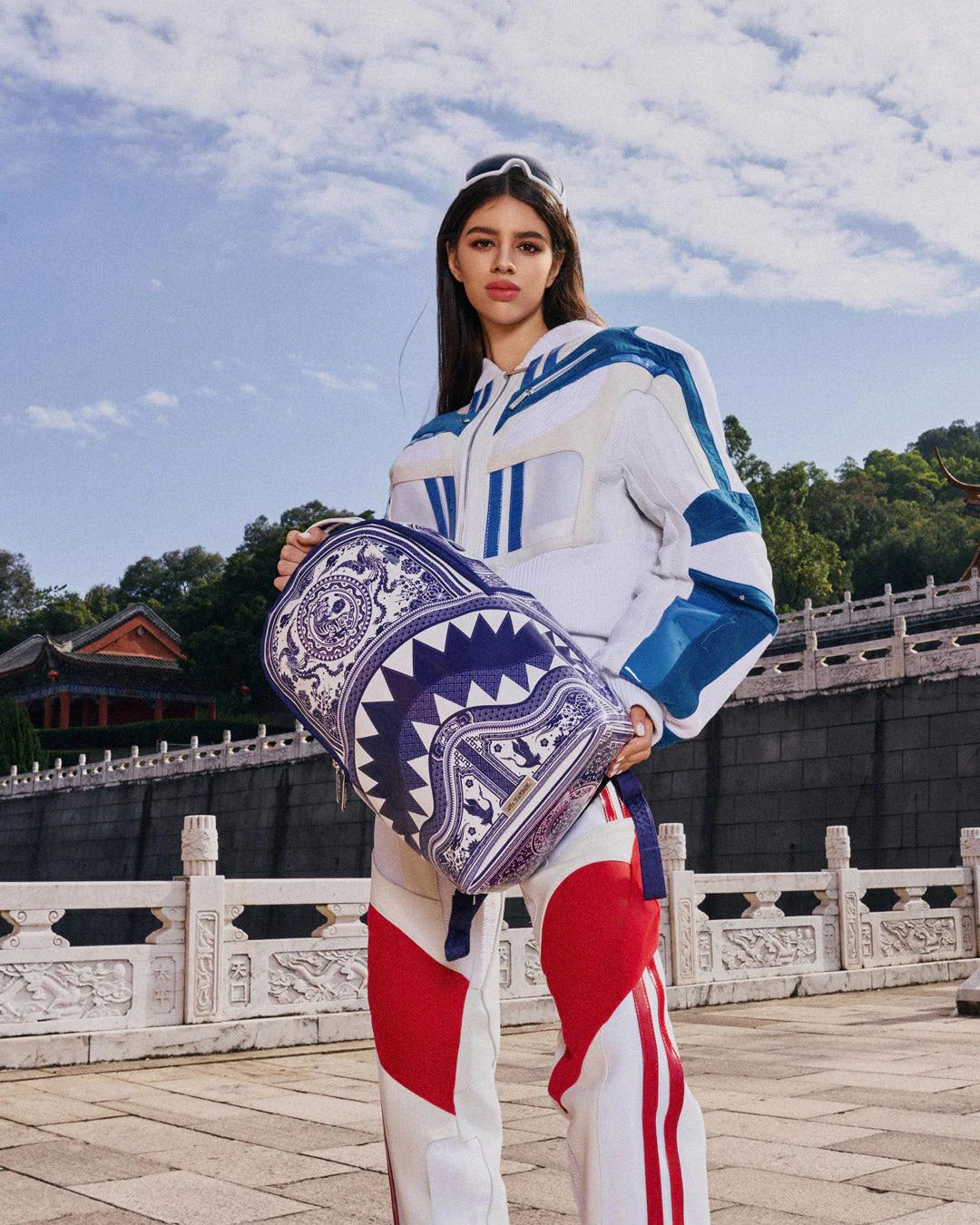 PORCELAIN TIGER PHOENIX SHARK BACKPACK | Sprayground New